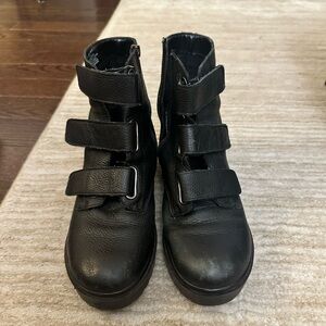 Steve Madden Black Booties